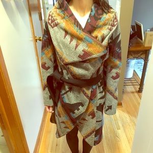 American Rag poncho wrap jacket size small